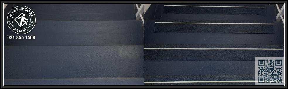 fibreglass nosings - before after