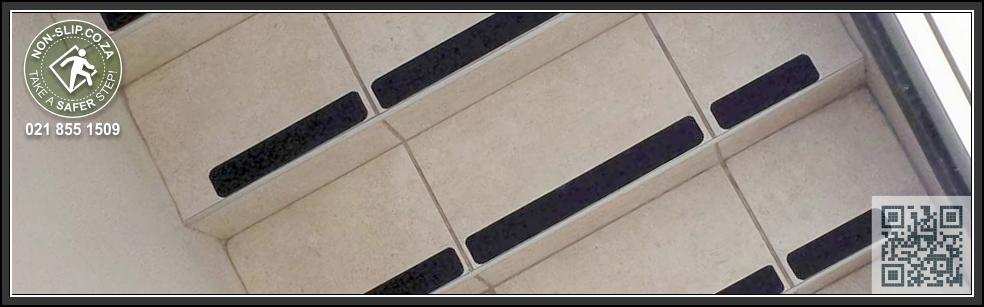 Non-Slip Grit tape for residential complex steps